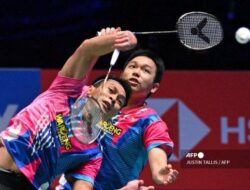 Perempat Final Thailand Open 2022: Singkirkan Ahsan/Hendra, Astrup/Rasmussen Raih Kemenangan Perdana