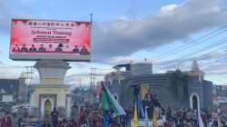 Aliansi Mahasiswa Merah Maron, Banjiri Demo di Perlimaan Telaga