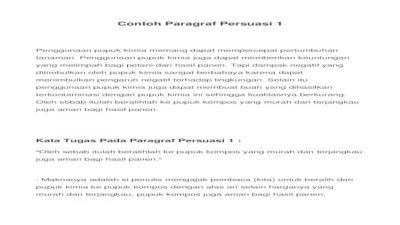 Contoh teks persuasi pendidikan