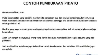 Pidato tentang pendidikan lengkap dengan pembukaan
