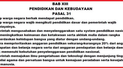 Undang undang tentang pendidikan