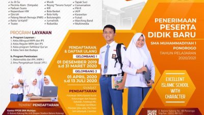Banner penerimaan peserta didik baru