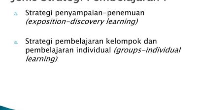 Strategi pembelajaran e learning