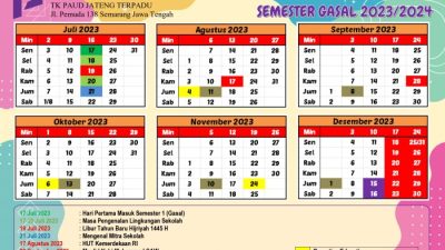 Kalender pendidikan 2024/2025