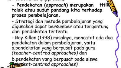 Strategi pembelajaran di tk