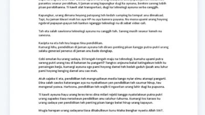 Pidato tentang pentingnya pendidikan