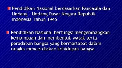 Uu no 20 tahun 2003 tentang sistem pendidikan nasional